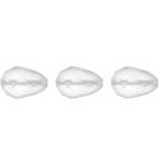 Preciosa Czech Crystal Pear Bead 10.5x7mm 36pcs 451 55 001 Crystal Matt image