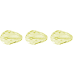 Preciosa Czech Crystal Pear Bead 10.5x7mm 144pcs 451 55 001 Medium Yellow * image