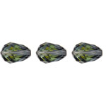 Preciosa Czech Crystal Pear Bead 10.5x7mm 144pcs 451 55 001 Sahara Halfcoat * image