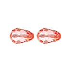 Preciosa Czech Crystal Pear Bead 12x8mm 144pcs 451 55 001 Sweet Orange image