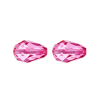 Preciosa Czech Crystal Pear Bead 12x8mm 144pcs 451 55 001 Pink Candy image