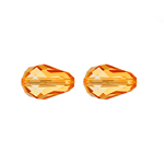 Preciosa Czech Crystal Pear Bead 12x8mm 144pcs 451 55 001 Tangerine image