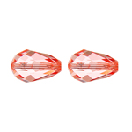 Preciosa Czech Crystal Pear Bead 13.5x9mm 144pcs 451 55 001 Sweet Orange * image