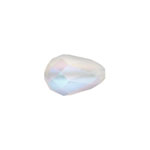 Preciosa Czech Crystal Pear Bead 15x10mm 12pcs 451 55 001 Crystal AB Matt image