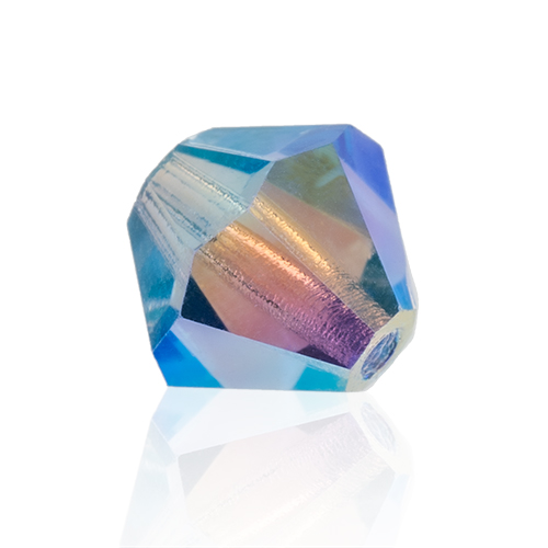 Preciosa Czech Crystal Bead Rondell 4mm 720pcs 451 69 302 Sapphire AB2x image