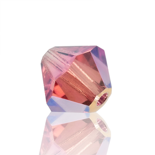 Preciosa Czech Crystal Bead Rondell 4mm 720pcs 451 69 302 Rose AB2x image