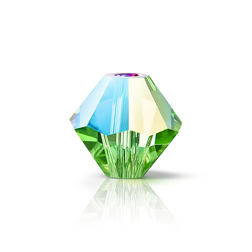 Preciosa Czech Crystal Bead Rondell 4mm 720pcs 451 69 302 Peridot Glitter image