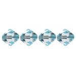 Preciosa Czech Crystal Bead Rondell 8mm 144pcs 451 69 302 Light Blue * image