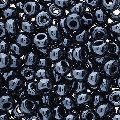 Czech Seed Beads apx 24g Vial 2/0 Hematite image
