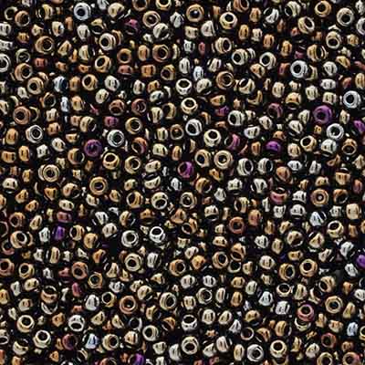 Czech Seed Beads apx 24g Vial 10/0 Porcupine Brown image