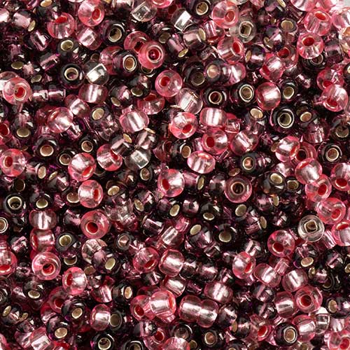 Czech Seed Beads apx 24g Vial 10/0 Lilac S/L Mix image