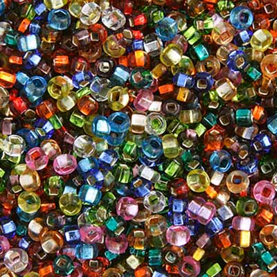 Czech Seed Bead apx 22g Vial 10/0 S/L Assorted image