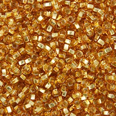 Czech Seed Bead apx 22g Vial 10/0 S/L Gold image