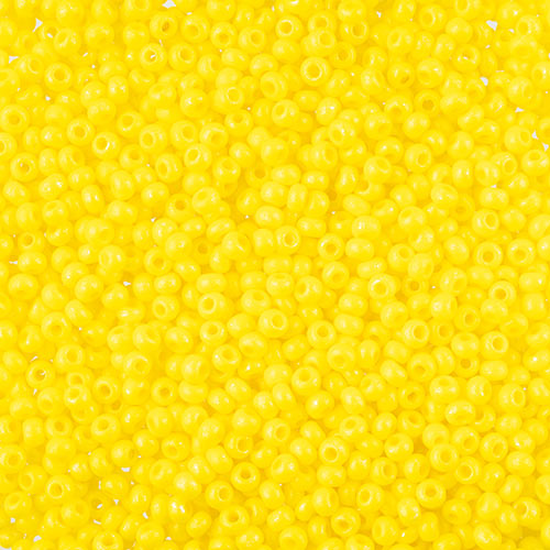 Czech Seed Bead apx 22g Vial 10/0 Terra Intensive Yellow image
