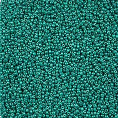 Czech Seed Beads 10/0 PermaLux Dyed Chalk Sea Green image