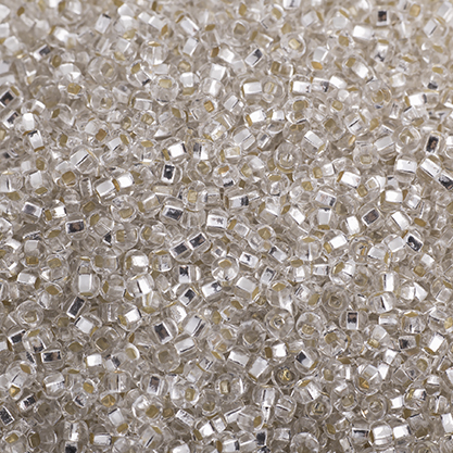Czech Seed Beads 10/0 Transparent S/L Crystal image