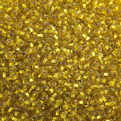 Czech Seed Beads 10/0 Transparent S/L Yellow image