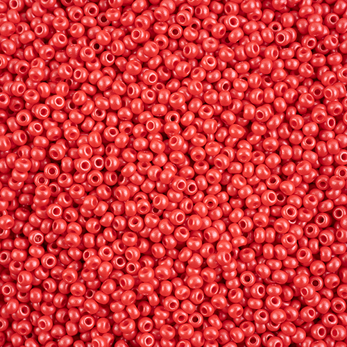 Czech Seed Beads 8/0 Permalux Dyed Chalk Red image