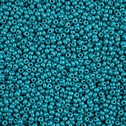 Czech Seed Beads 8/0 Permalux Dyed Chalk Teal image