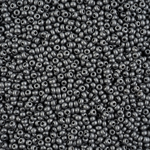 Czech Seed Beads 8/0 Permalux Dyed Chalk Grey image