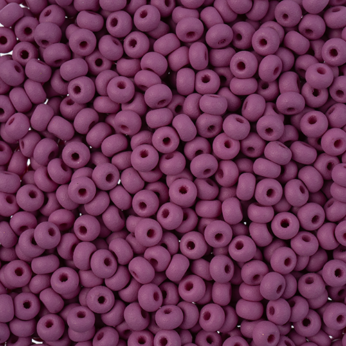 Czech Seed Beads 8/0 Permalux Dyed Chalk Purple Matt image