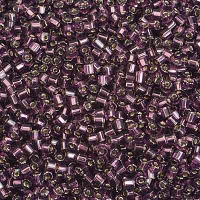 Czech Seed Beads 10/0 2Cut S/L Dark Purple Strung image