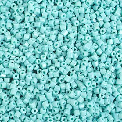 Czech Seed Beads 10/0 2Cut Opaque Turquoise image