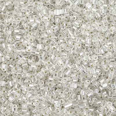 Czech Seed Beads 10/0 2Cut S/L Crystal image