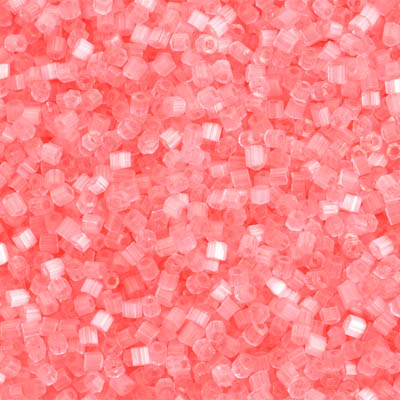 Czech Seed Beads 10/0 2Cut Satin Light Pink SOLGEL image