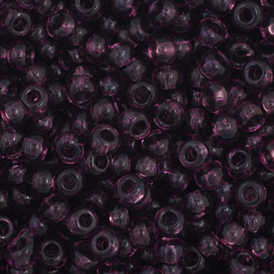 Czech Seed Bead 11/0 Vial Transparent Amethyst apx23g image