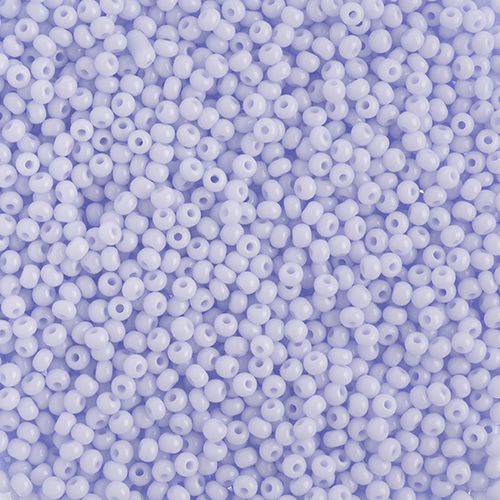 Czech Seed Beads 11/0 Opaque Natural Lilac image