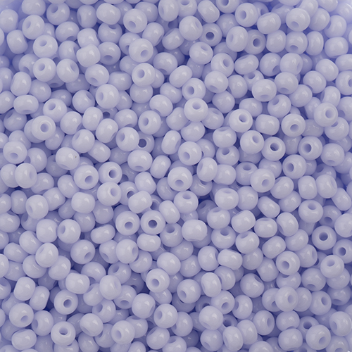 Czech Seed Bead 11/0 Vial Opaque Natural Lilac apx27g image