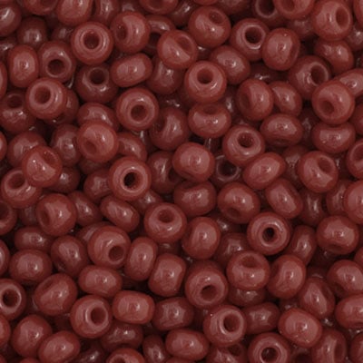 Czech Seed Bead 11/0 Opaque Cranberry image