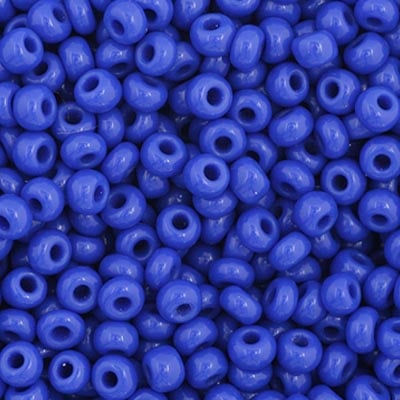 Czech Seed Bead 11/0 Opaque Royal Blue image