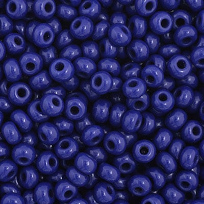 Czech Seed Bead 11/0 Opaque Dark Royal Blue image