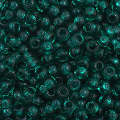 Czech Seed Bead 11/0 Vial Transparent Teal apx23g image