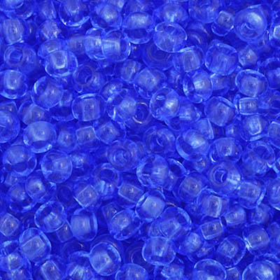 Czech Seed Bead 11/0 Transparent Light Sapphire image