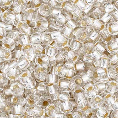 Czech Seed Bead 11/0 Vial S/L Crystal apx24g image