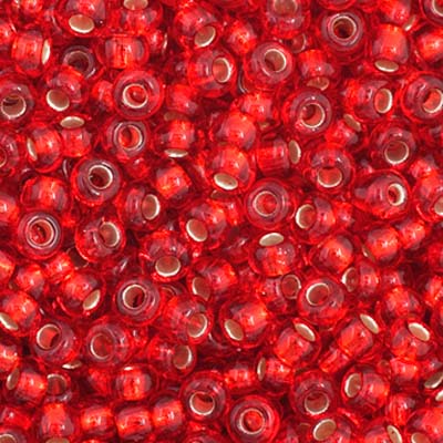 Czech Seed Bead 11/0 Vial S/L Light Red apx23g image