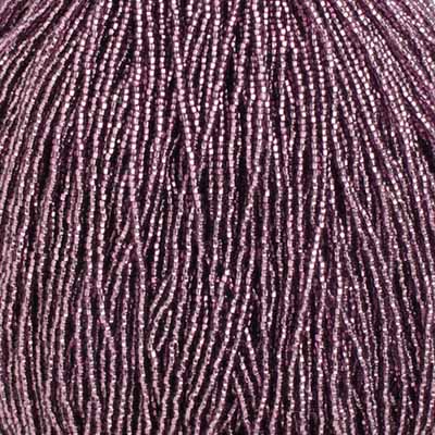 Czech Seed Bead 11/0 S/L Purple Strung square hole image