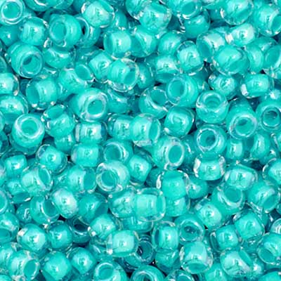 Czech Seed Bead 11/0 Vial C/L Turquoise apx23g image