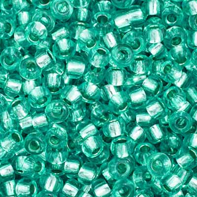 Czech Seed Bead 11/0 S/L Green Dyed image