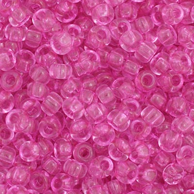 Czech Seed Bead 11/0 Vial Transparent Violet Dyed apx23g image