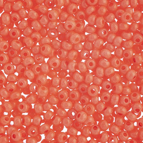 Czech Seed Bead 11/0 Vial Chalk Pink Solgel apx24g image