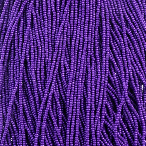 Czech Seed Bead 11/0 Terra Intensive Purple Strung image
