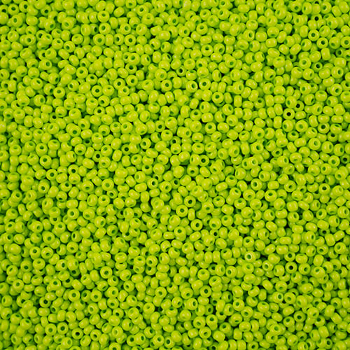 Czech Seed Bead 11/0 Terra Intensive Light Green Loose image