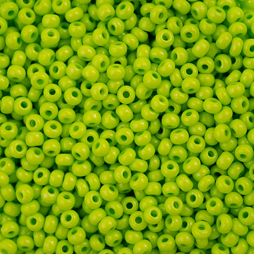 Czech Seed Bead 11/0 apx25g Vial  Terra Intensive Light Green image