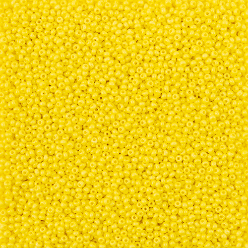 Czech Seed Bead 11/0 Vial Terra Intensive Yellow Matt apx23g image