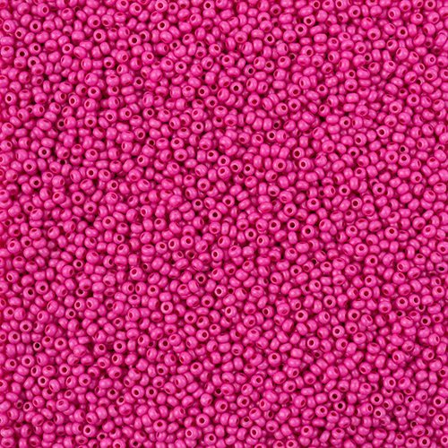 Czech Seed Bead 11/0 Vial Terra Intensive Pink Matt apx23g image