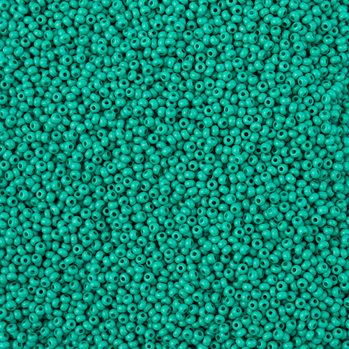 Czech Seed Beads 11/0 Terra Intensive Dark Green Matt image